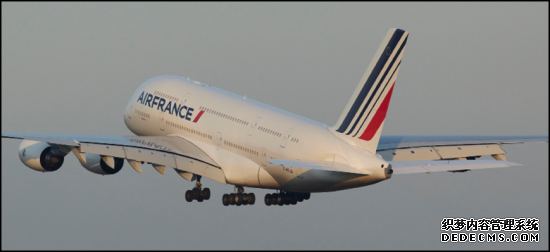 资料图：法国航空公司的A380客机